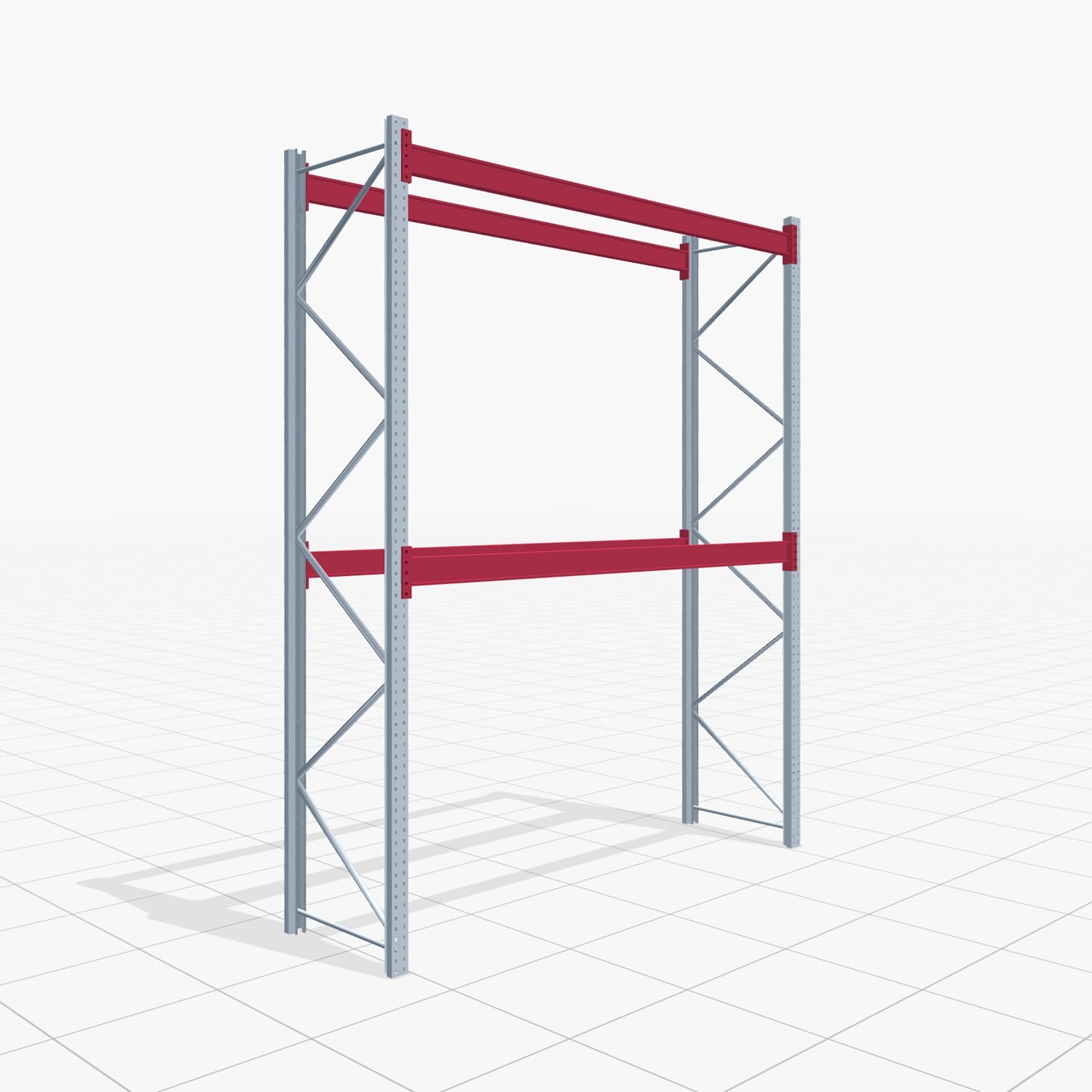 Palettenregale PRX 1000, Europalette, H: 3.600 mm, B: 2.900 mm, Palettengewicht: 1.500 kg, Palettenplätze: 9