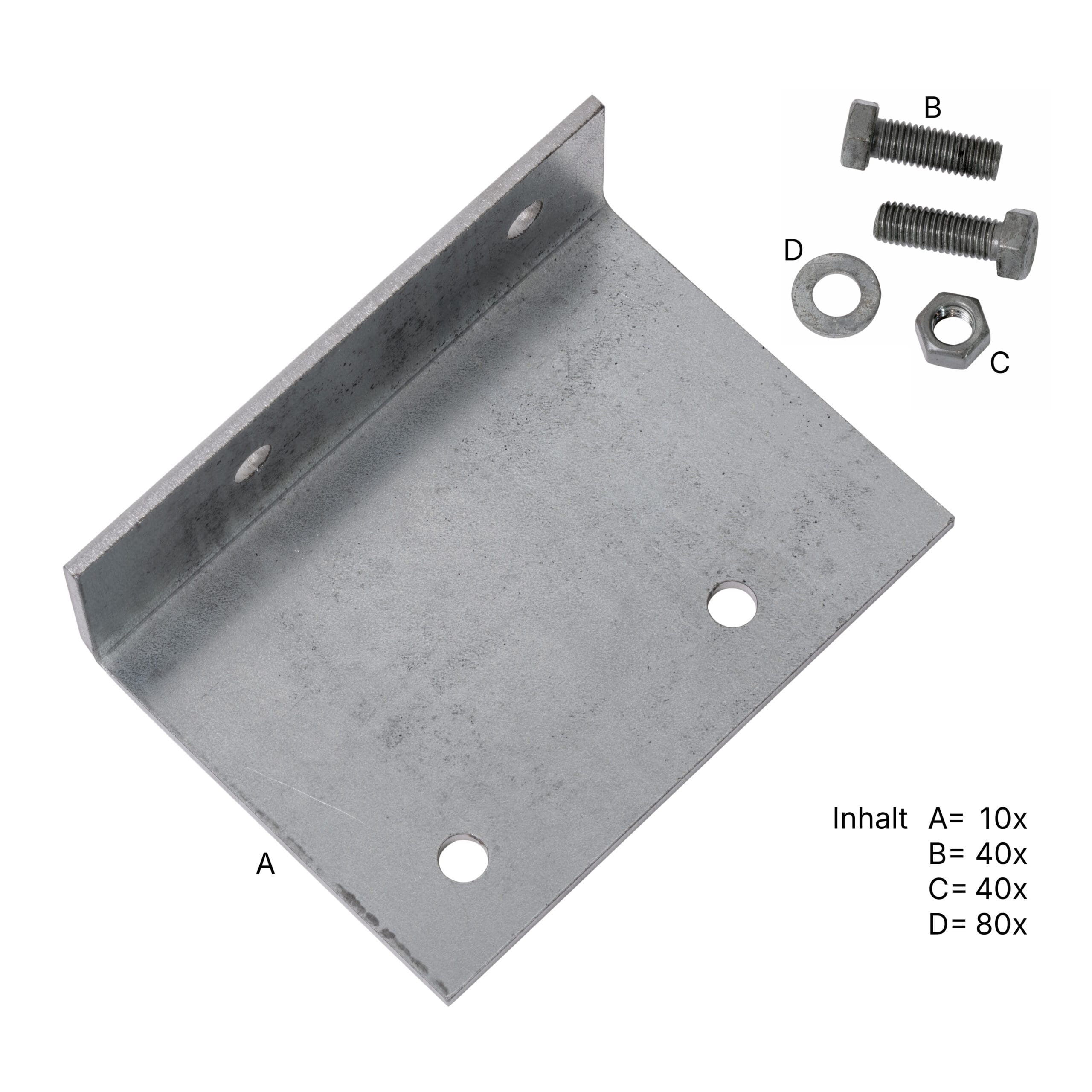 LBX 8000 LBX Anschlusswinkel für 5 Pfetten, inkl. Schrauben, in Kartonschachtel