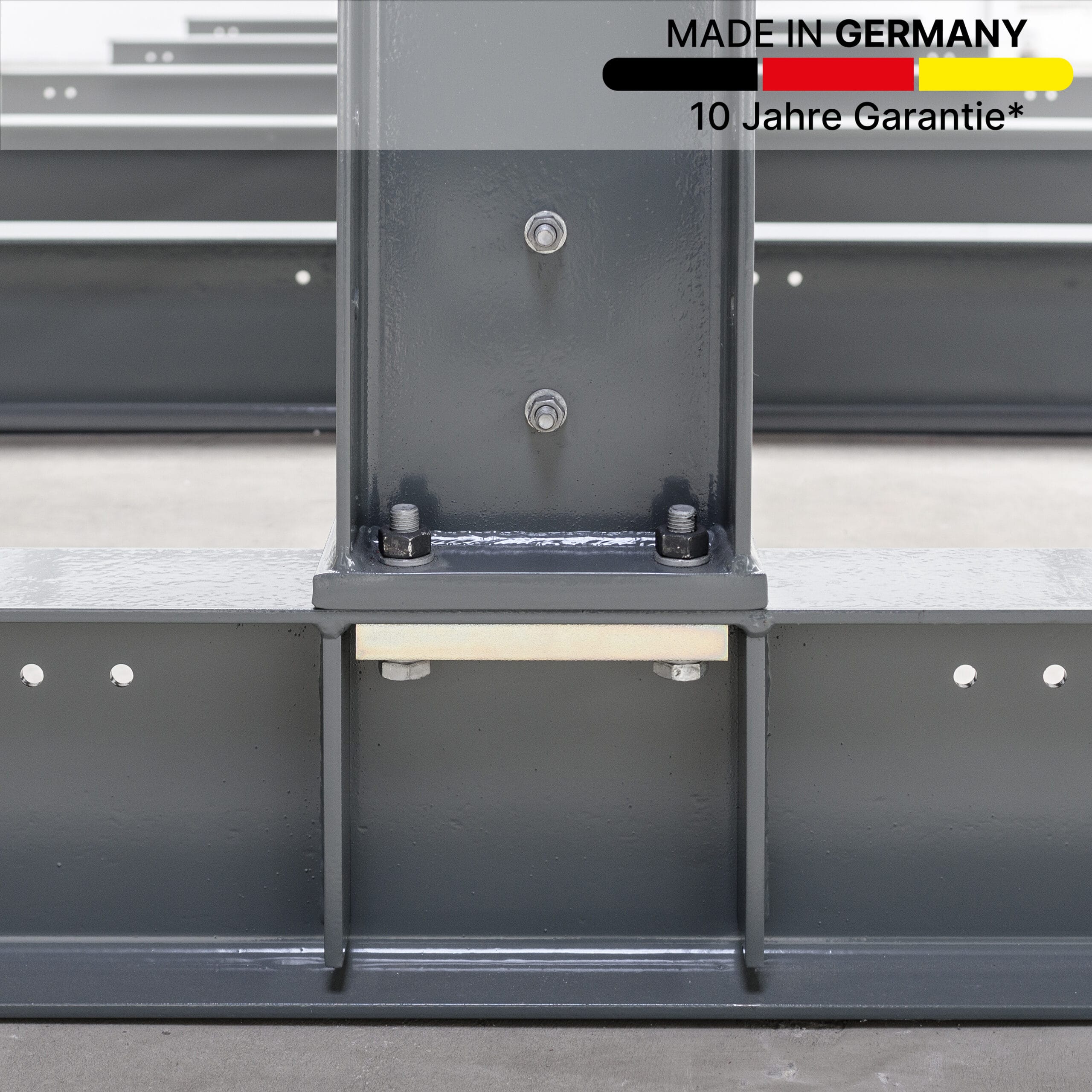 Kragarmregal Staplerbedient mit MADE IN GERMANY Sticker