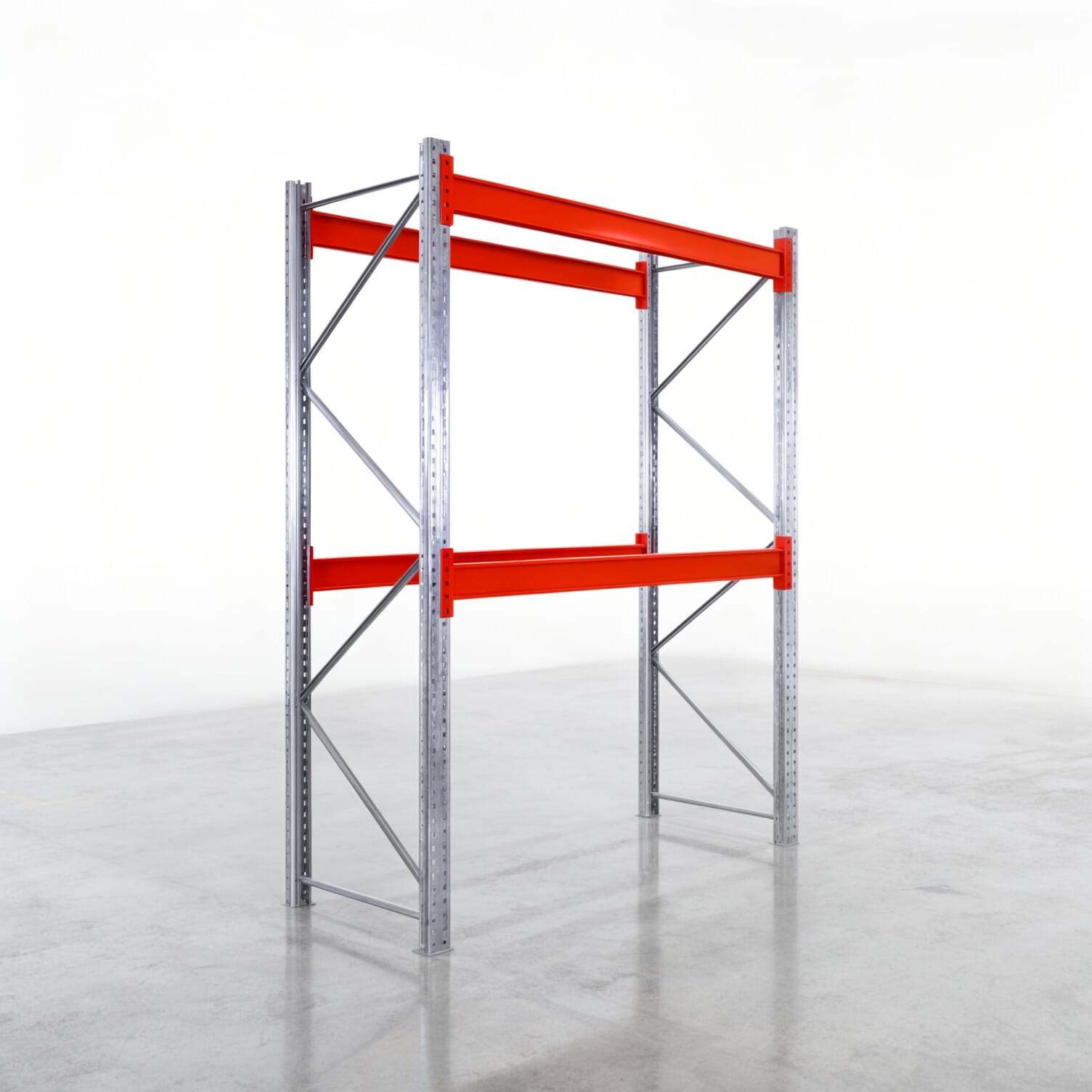 Palettenregale PRX 1000, Europalette, H: 2.600 mm, B: 2.000 mm, Palettengewicht: 500 kg, Palettenplätze: 6