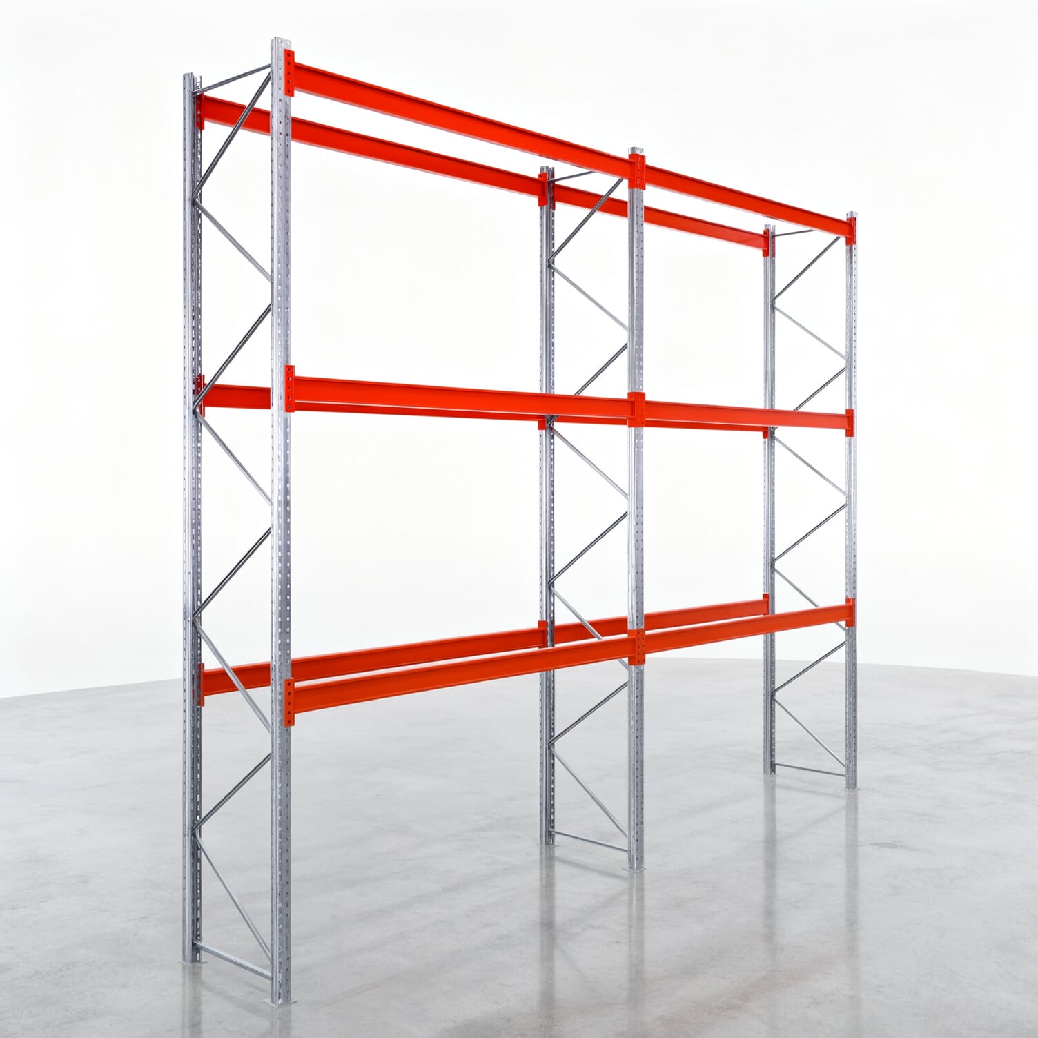 Palettenregale PRX 1000, Europalette, H: 4.600 mm, B: 5.700 mm, Palettengewicht: 1.000 kg, Palettenplätze: 24