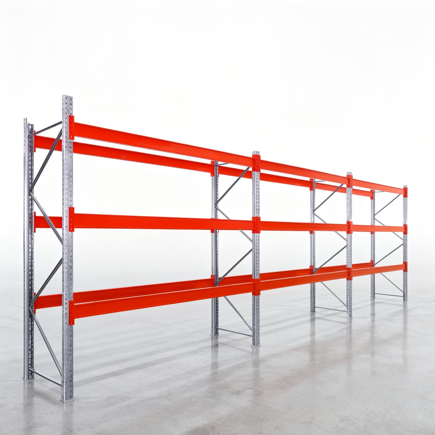 Palettenregale PRX 1000, Europalette, H: 2.600 mm, B: 8.500 mm, Palettengewicht: 1.250 kg, Palettenplätze: 36