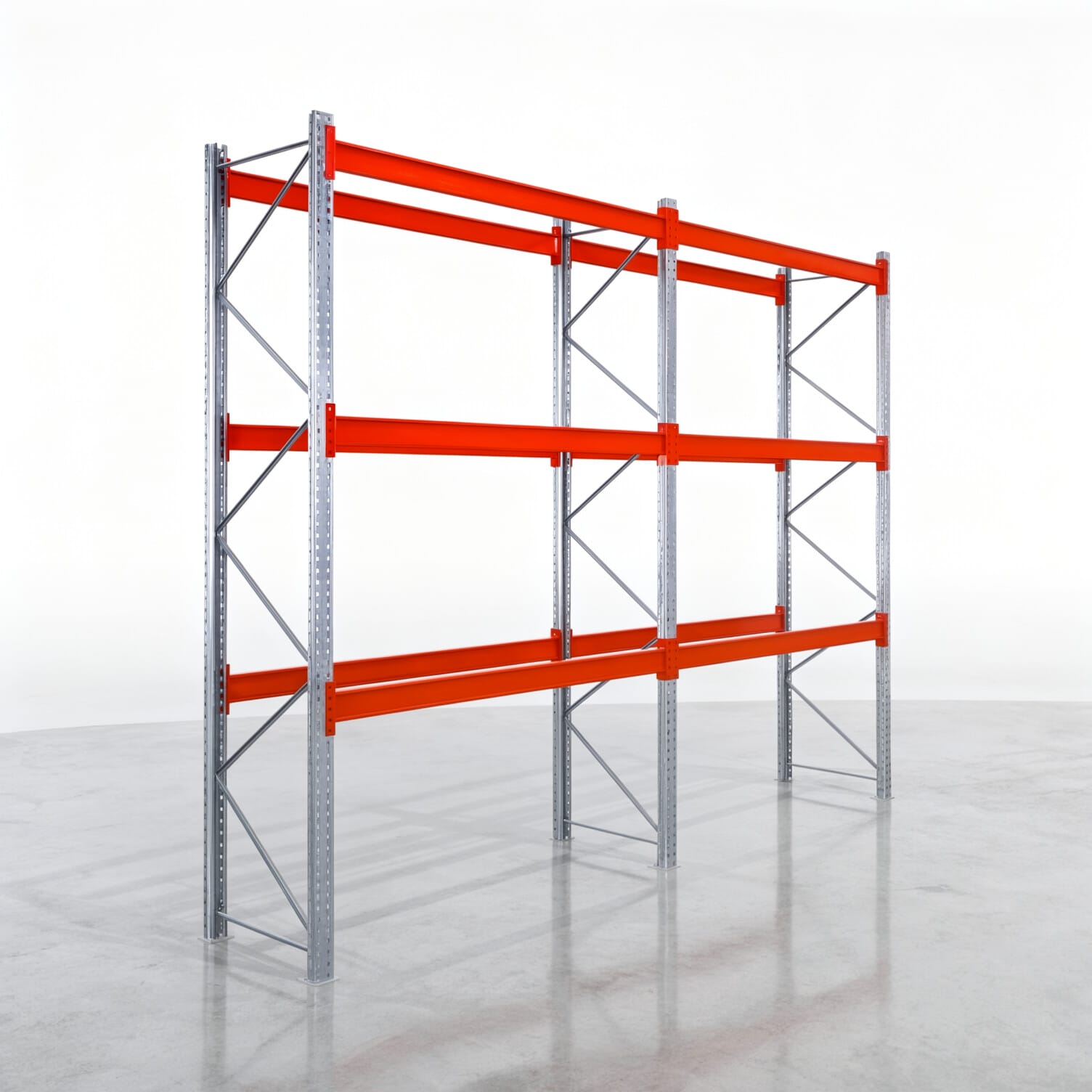 Palettenregale PRX 1000, Industriepalette, H: 3.600 mm, B: 3.900 mm, Palettengewicht: 750 kg, Palettenplätze: 16