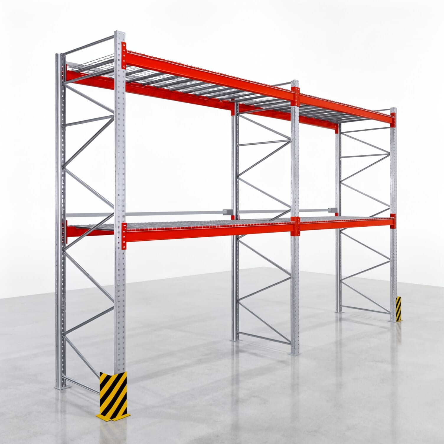 Palettenregale PRX 1000, Europalette, H: 3.600 mm, B: 5.700 mm, Palettengewicht: 750 kg, Palettenplätze: 18