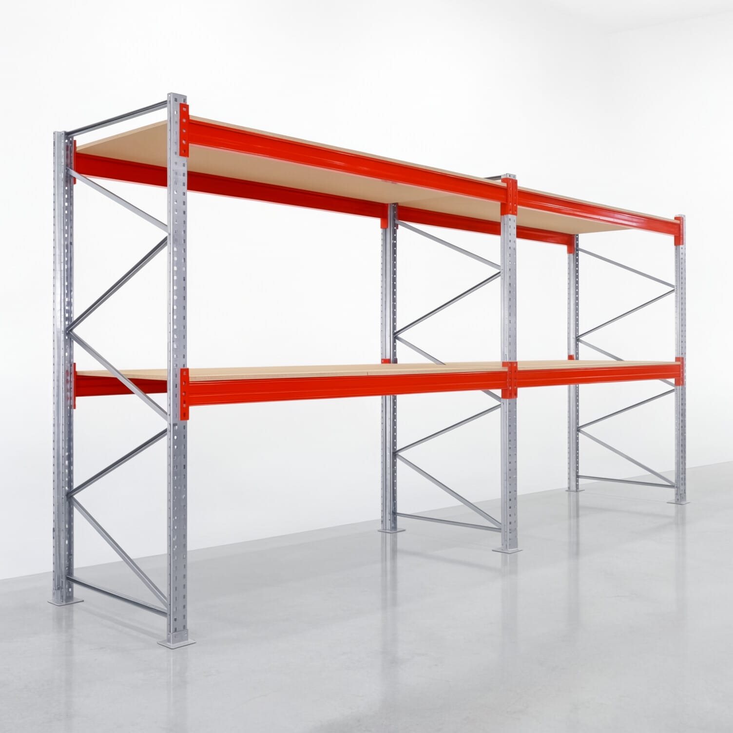 Palettenregale PRX 1000, Europalette, H: 2.600 mm, B: 5.700 mm, Palettengewicht: 1.000 kg, Palettenplätze: 18