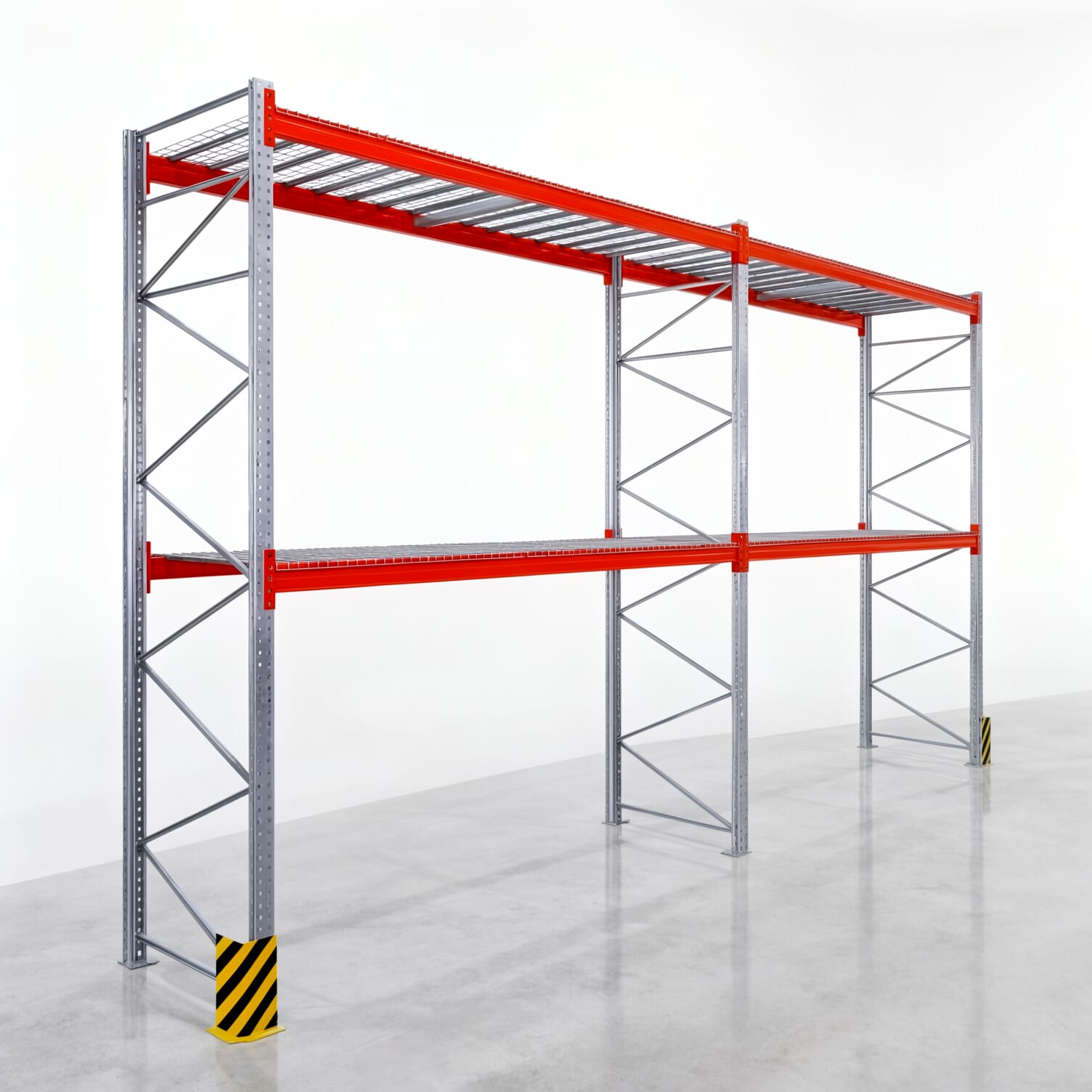 Palettenregale PRX 1000, Europalette, H: 4.100 mm, B: 7.500 mm, Palettengewicht: 750 kg, Palettenplätze: 24