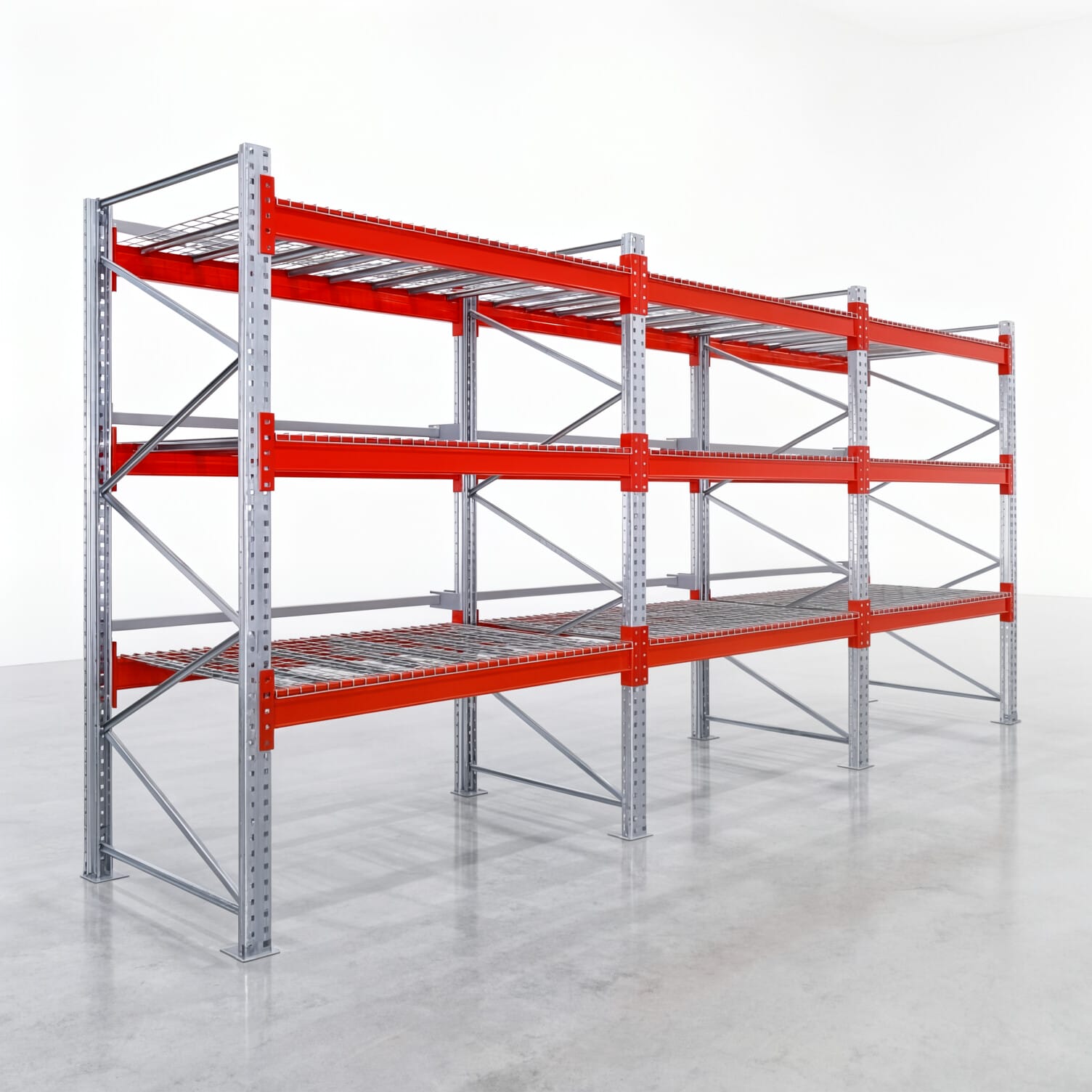 Palettenregale PRX 1000, Europalette, H: 2.600 mm, B: 5.800 mm, Palettengewicht: 750 kg, Palettenplätze: 24