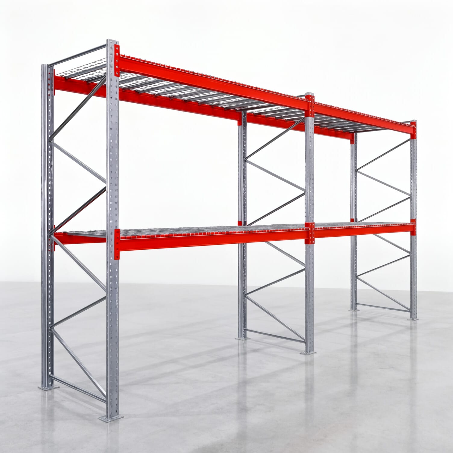 Palettenregale PRX 1000, Europalette, H: 3.100 mm, B: 5.700 mm, Palettengewicht: 500 kg, Palettenplätze: 18