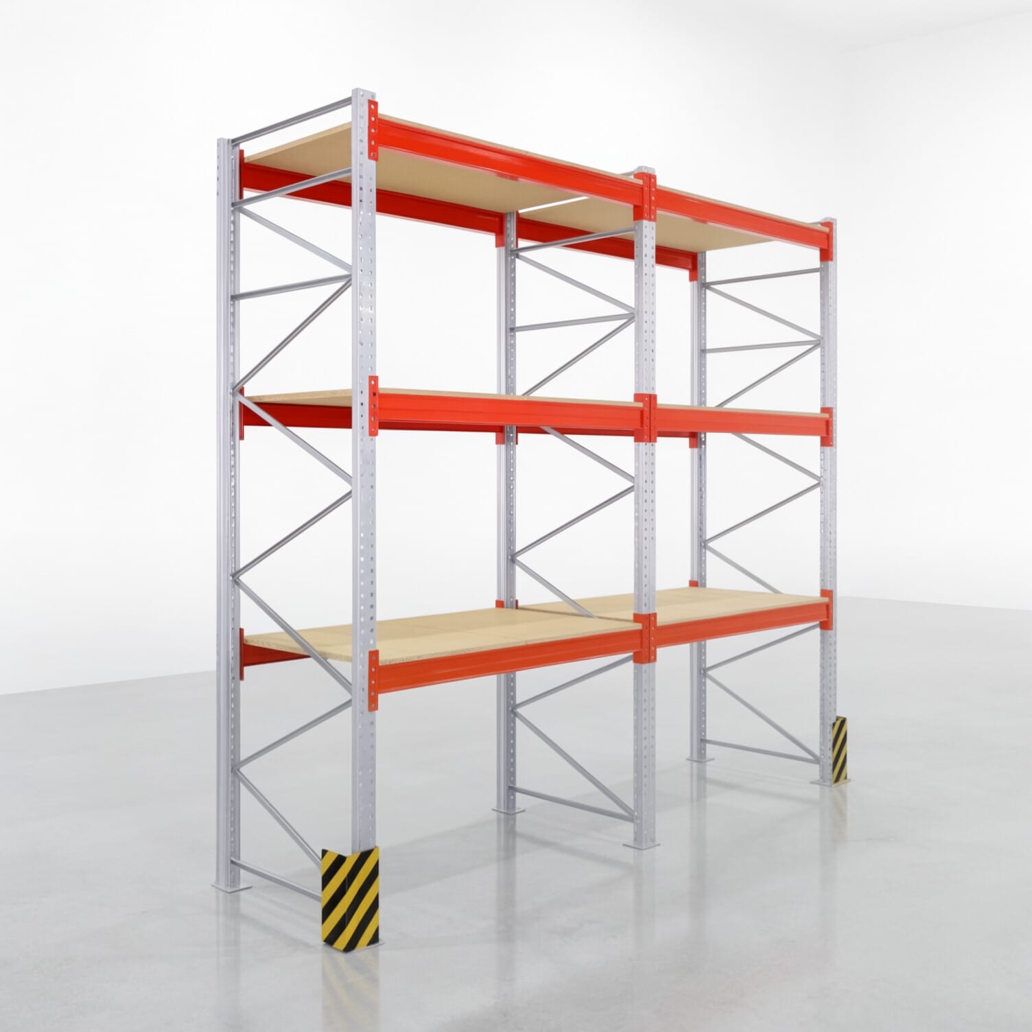 Palettenregale PRX 1000, Europalette, H: 3.600 mm, B: 3.900 mm, Palettengewicht: 500 kg, Palettenplätze: 16