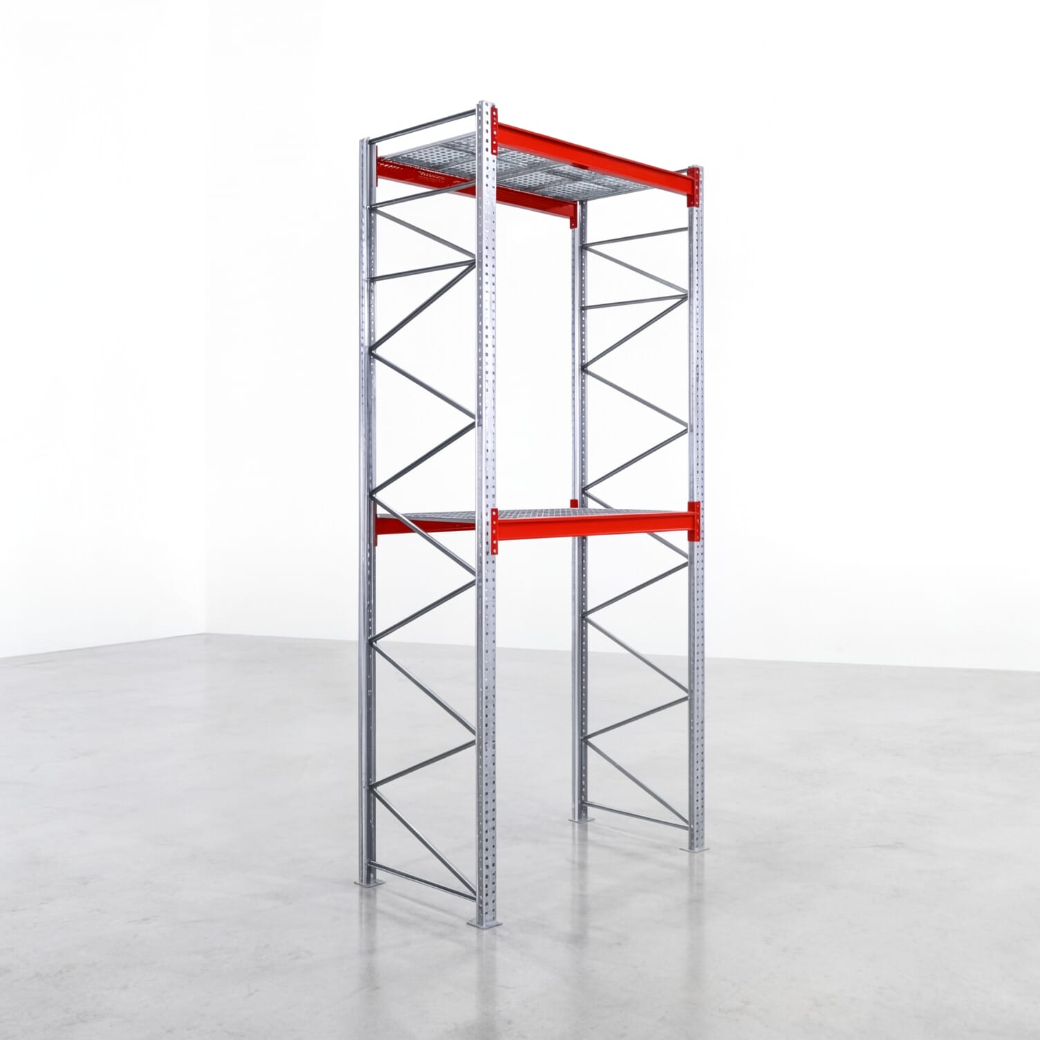 Palettenregale PRX 1000, Europalette, H: 4.600 mm, B: 2.000 mm, Palettengewicht: 500 kg, Palettenplätze: 6