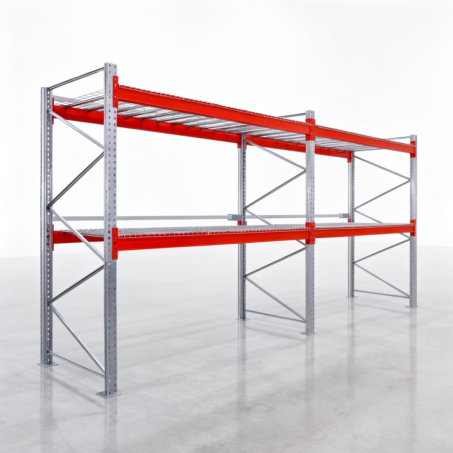 Palettenregale PRX 1000, Europalette, H: 2.600 mm, B: 5.700 mm, Palettengewicht: 750 kg, Palettenplätze: 18