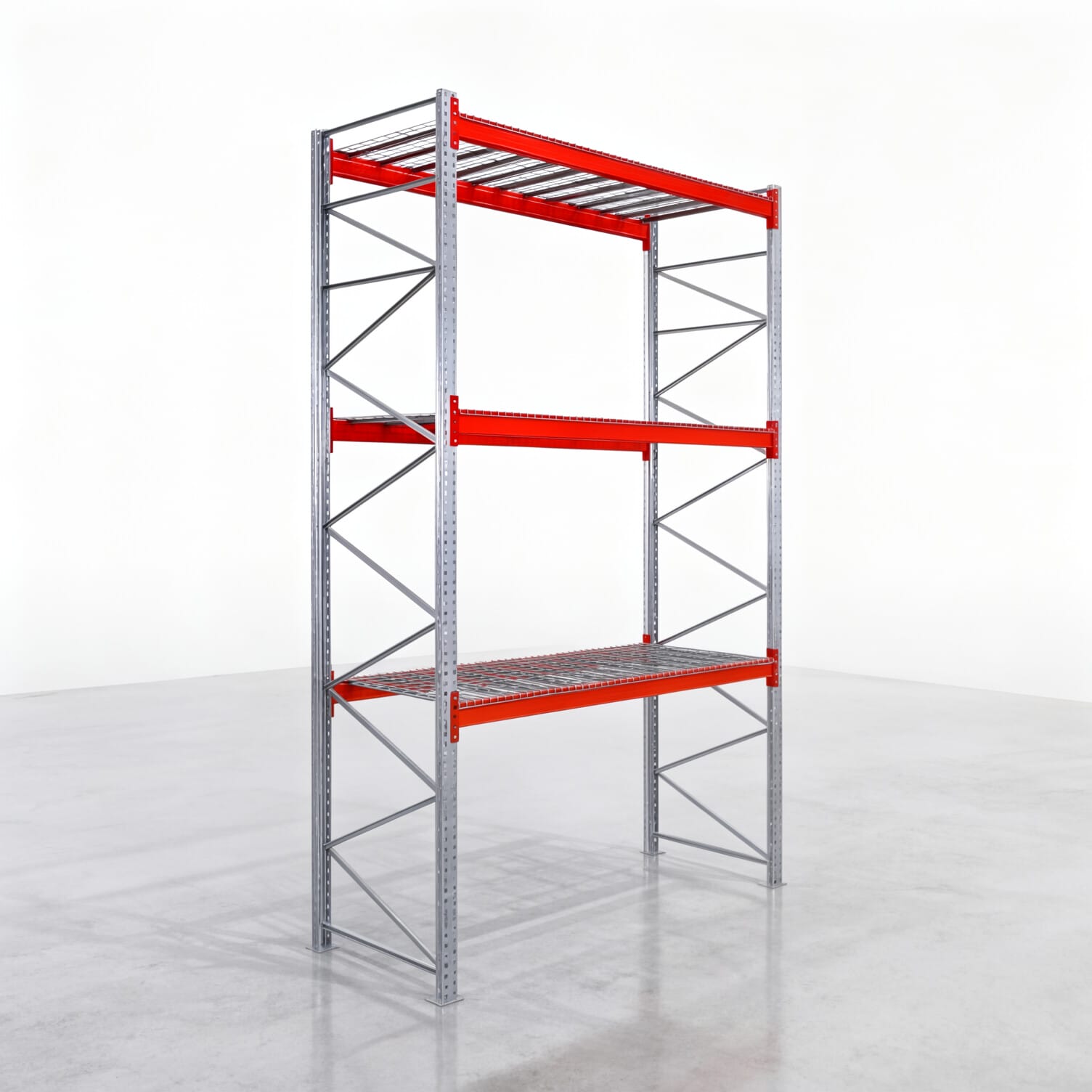 Palettenregale PRX 1000, Europalette, H: 4.600 mm, B: 2.900 mm, Palettengewicht: 750 kg, Palettenplätze: 12