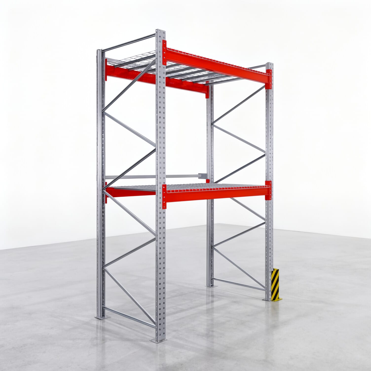 Palettenregale PRX 1000, Europalette, H: 3.100 mm, B: 2.000 mm, Palettengewicht: 1.000 kg, Palettenplätze: 6