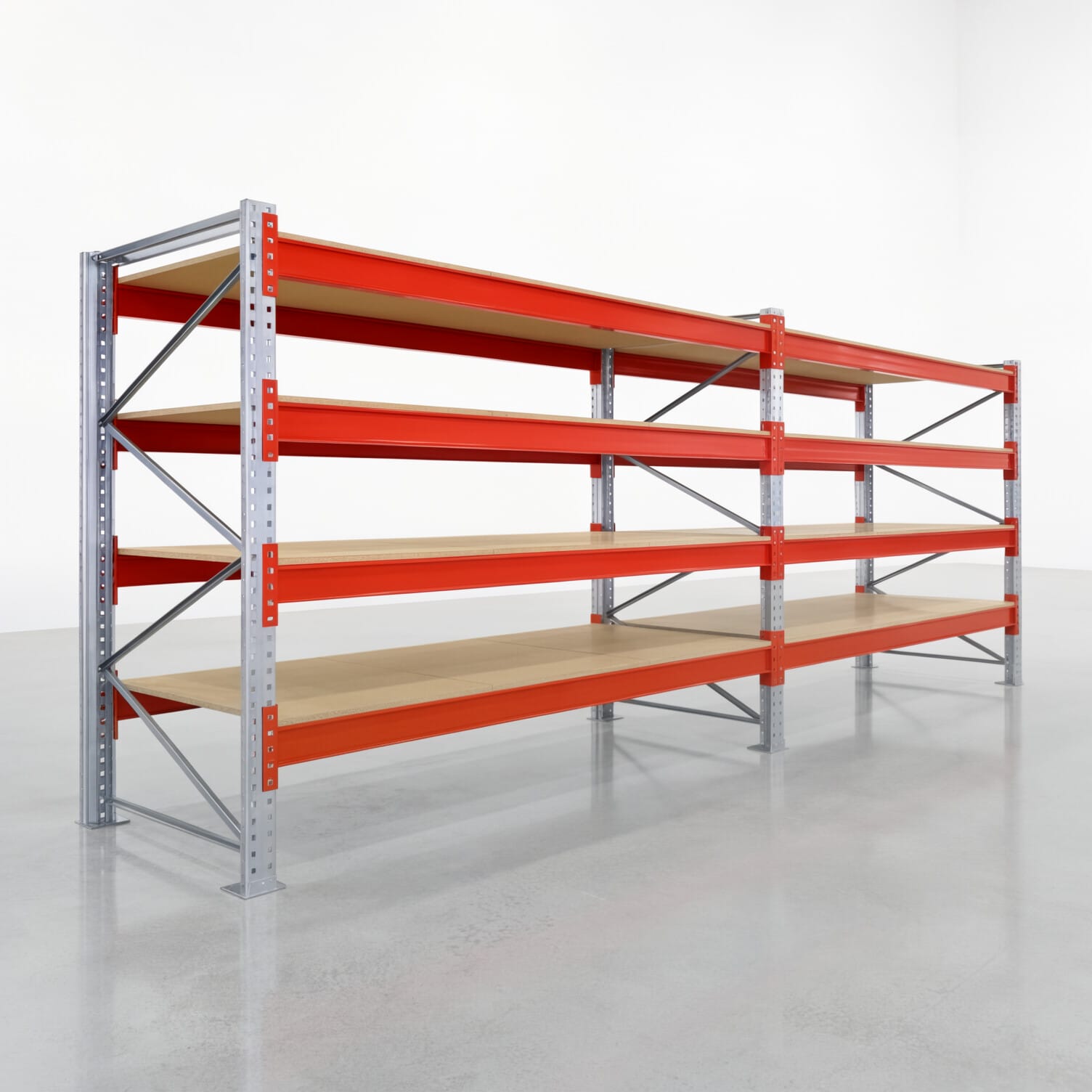 Palettenregale PRX 1000, Europalette, H: 2.100 mm, B: 5.700 mm, Palettengewicht: 500 kg, Palettenplätze: 30