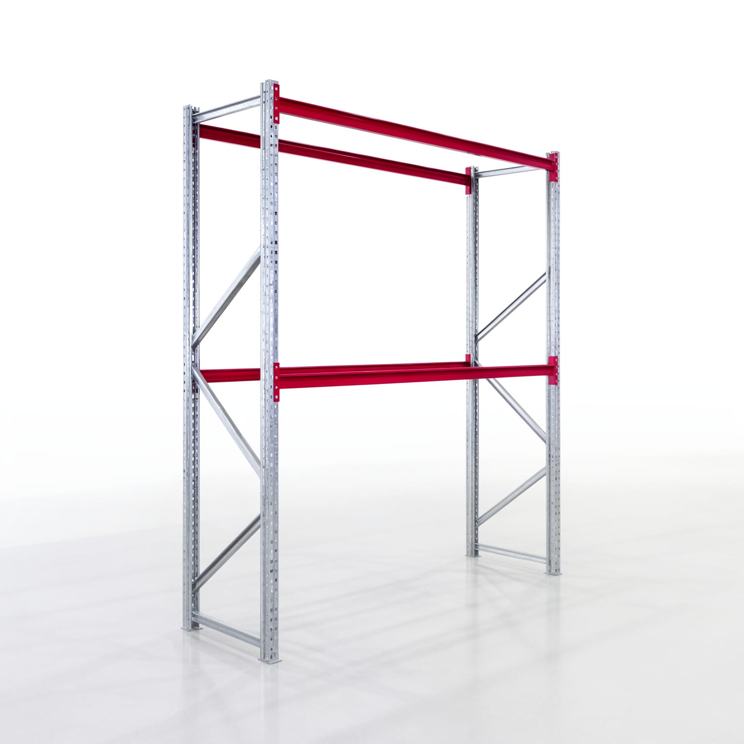 Weitspannregale WSX 5000, H: 3.000 mm, B: 2.616 mm mm, T: 800 mm, Ebenen: 3, Feldbreite: 2.500 mm, Auflage: ohne