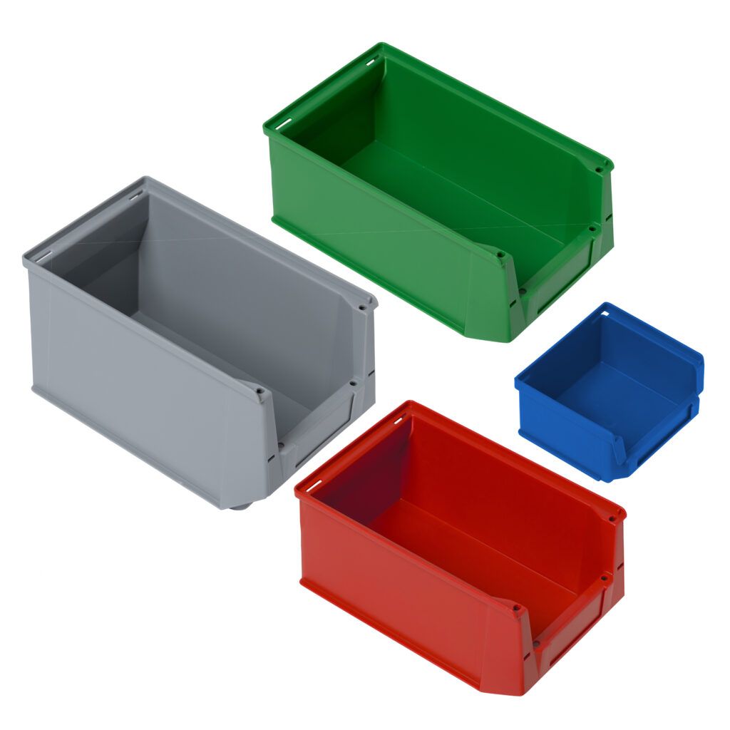 RMX Sichtlagerkasten, Rot Gr.2H, LxBxH: 500x310x145mm